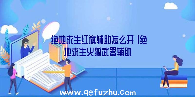 「绝地求生红旗辅助怎么开」|绝地求生火狐武器辅助